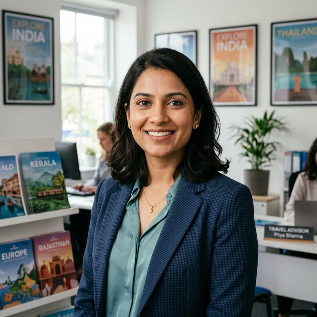 Swastik Tours travel advisor ready to assist with trip planning