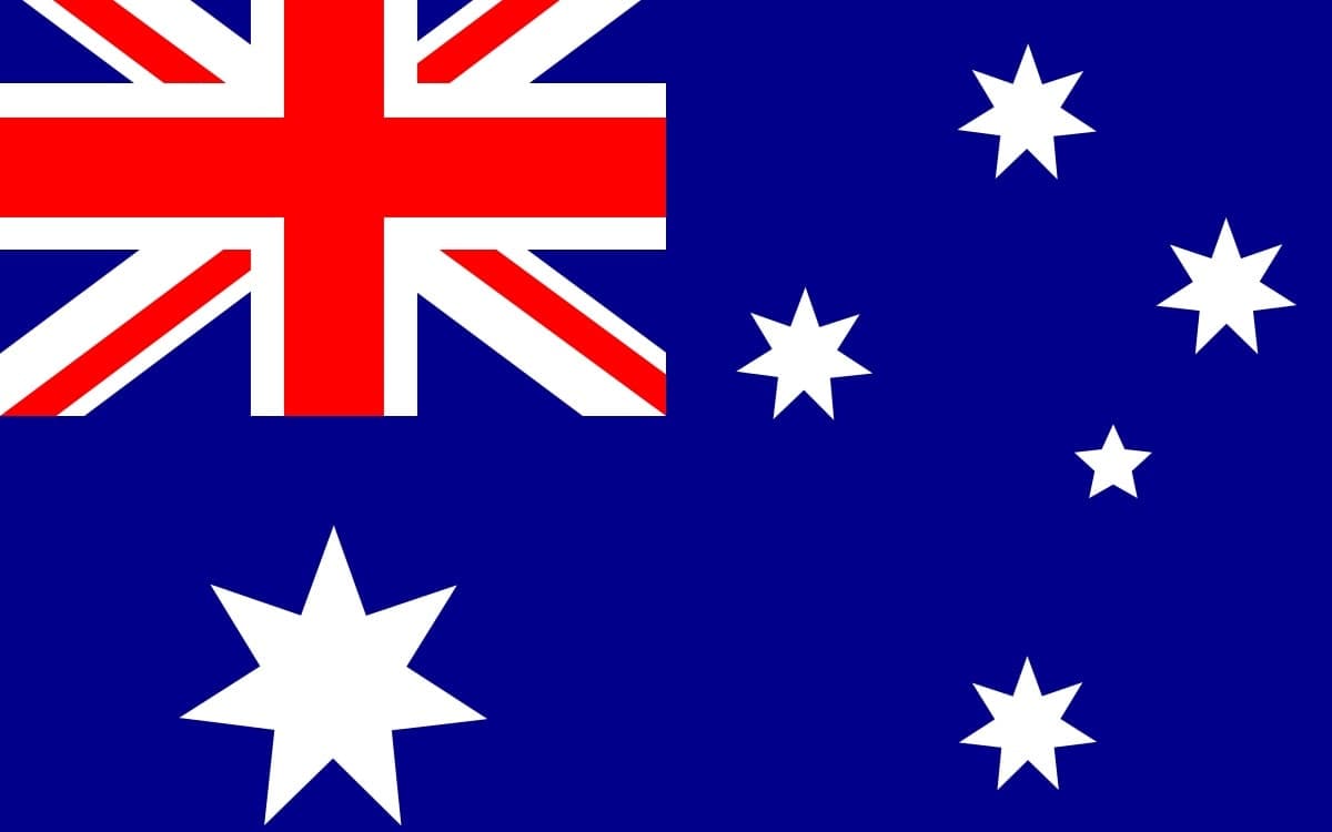 Official flag of Australia for subclass 600 visitor visa applications