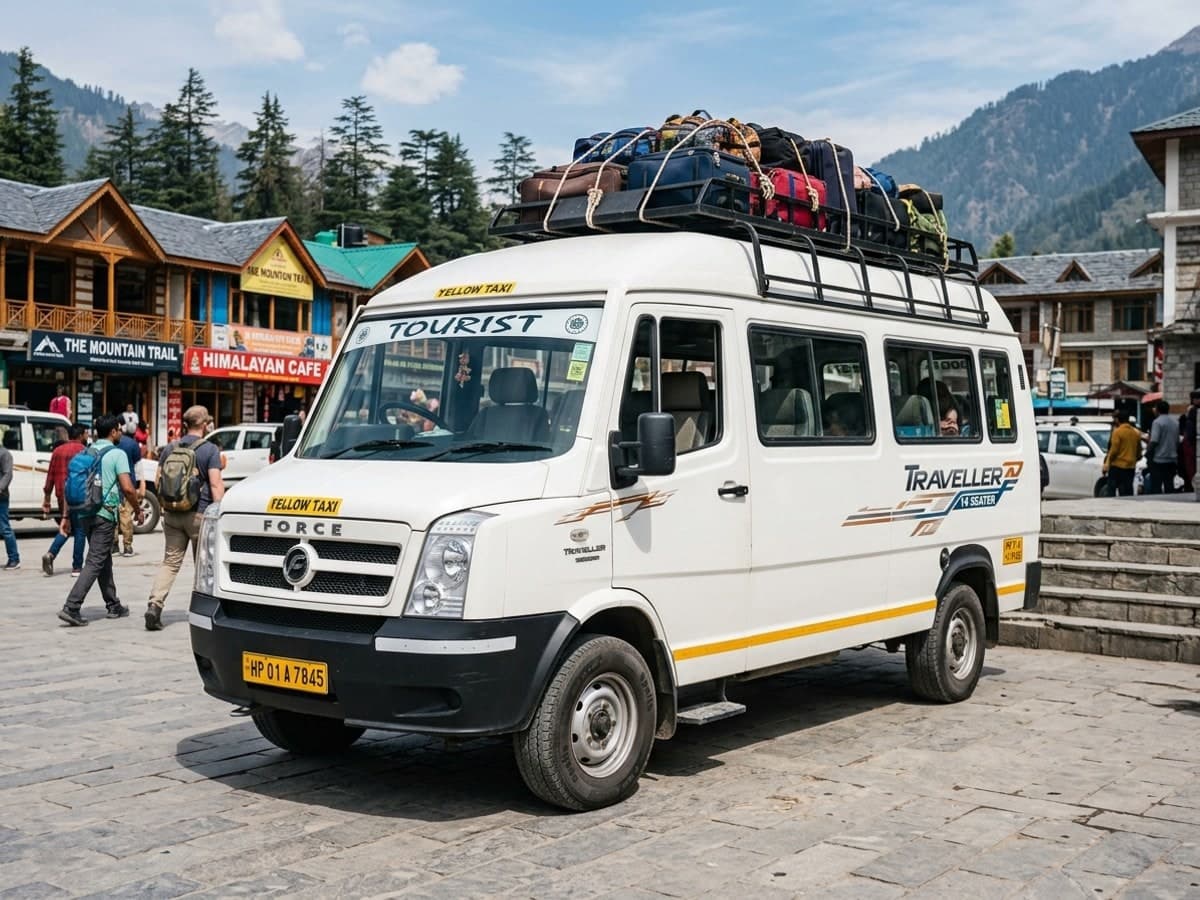 Force Tempo Traveller 12-17 Seater Luxury Minibus - Swastik Tours Fleet